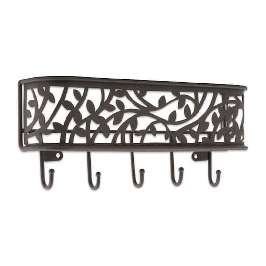 Large Wall Mount Mail & Key Organizer Bronze